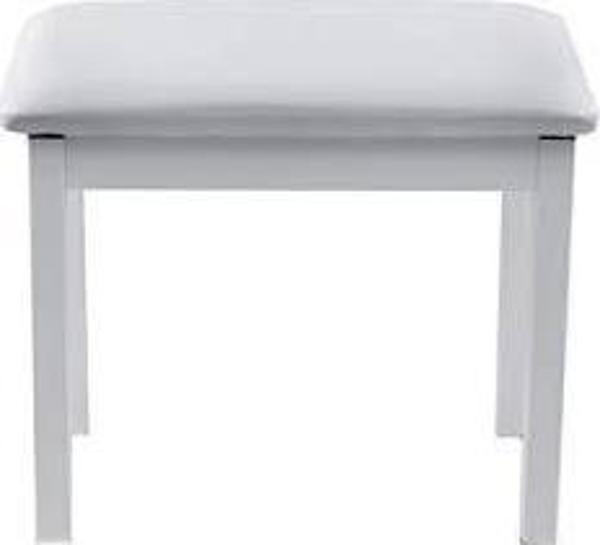ALTAMARA PB-106WH AYARSIZ SANDIKSIZ PİYANO TABURESİ BEYAZ - Image 1