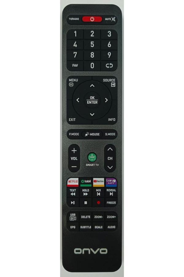 Fuchs Onvo Mor Tuşlu Lcd Tv Kumandası - Image 1