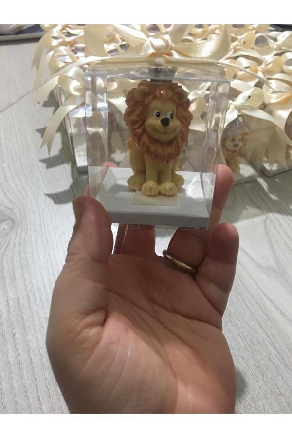 Opulent Accessories Aslan Mum15Adet,Doğum Günü Hediyesi,Bebek Mevludu,Sünnet Hatırası,Babyshower,Yenidoğan Hediyelik Mum - Image 1