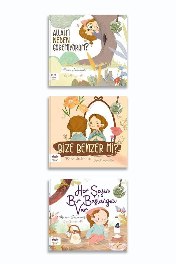 Küçük Merve'nin Büyük Soruları 3 Kitap Set / Merve Gülcemal / Cezve Çocuk - Cezve Çocuk - Image 1