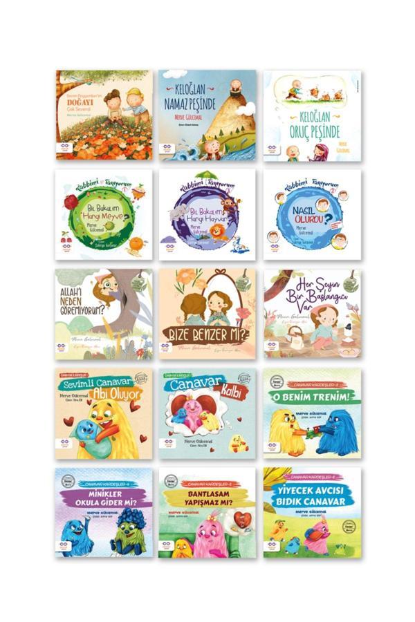 Merve Gülcemal Okul Öncesi 15 Kitap Set - Cezve Çocuk - Image 1