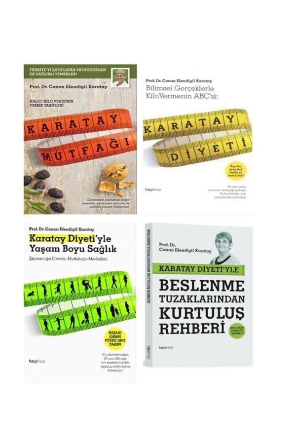 Canan Karatay Set (4 Kitap) Karatay Mutfağı - Karatay Diyeti - Yaşam Boyu Sağlık - Kilo Vermenin Abc - Hayykitap - Image 1