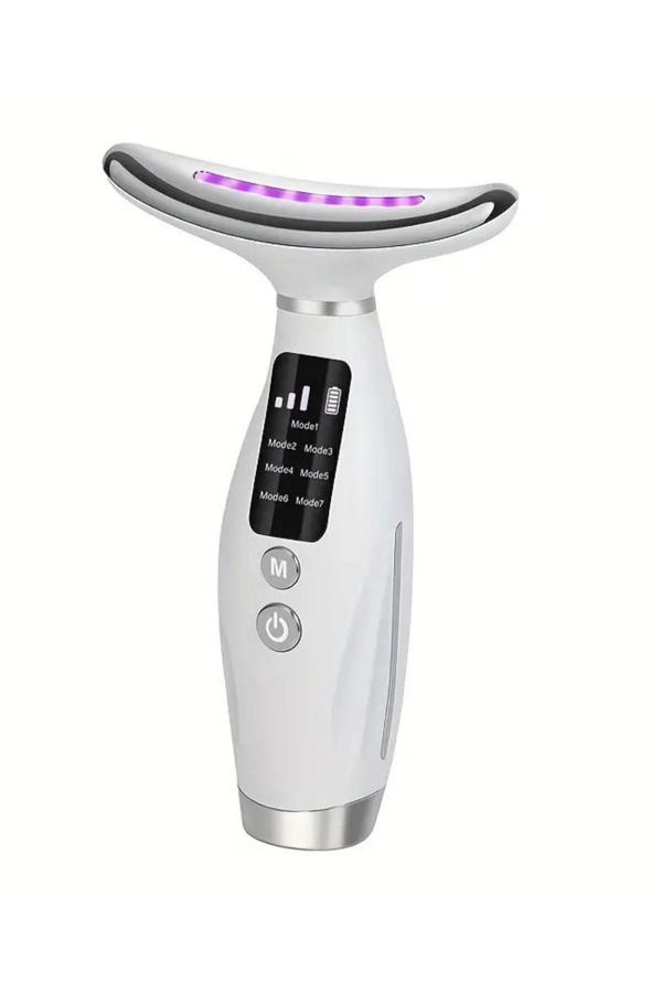 Auhma AHB-03 Boyun ve Yüz Sıkılaştırıcı Masaj Cihazı | Kırışıklık Karşıtı LED Işıklı 42 Isıtmalı - Image 1