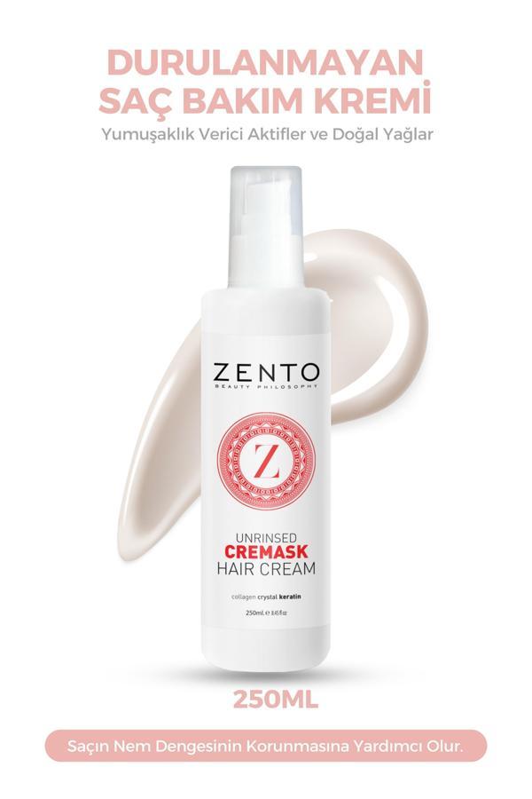 Zento Haır Cream Cremask Durulanmayan Saç Bakım Kremi 250 ml - Image 1
