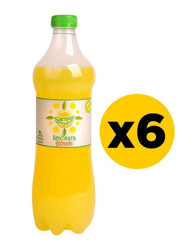 Sarıyer Limonata 1 lt Şekersiz x 6 Adet - Image 1