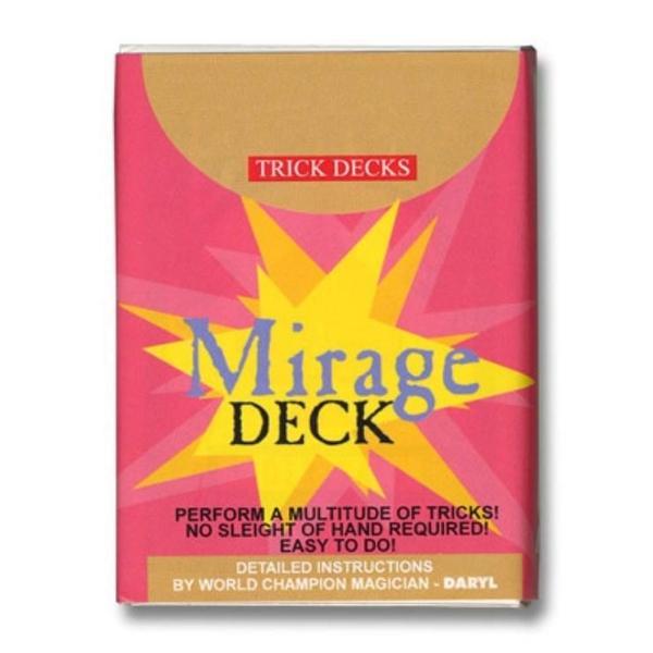  Bicycle Mirage Deck Red Kırmızı Premium Oyun Kağıdı iskambil Kartları ilüzyon Destesi - Image 1