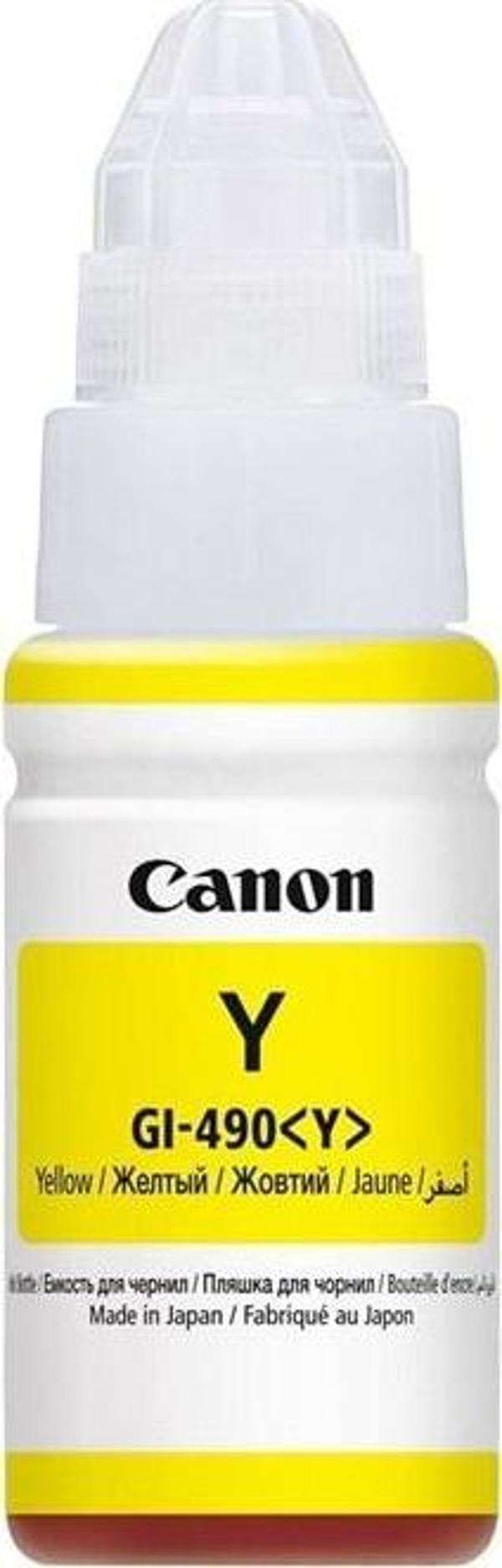 Canon GI-490Y Yellow Sarı Şişe Mürekkep G1411-2411-3411-4411 - Image 1