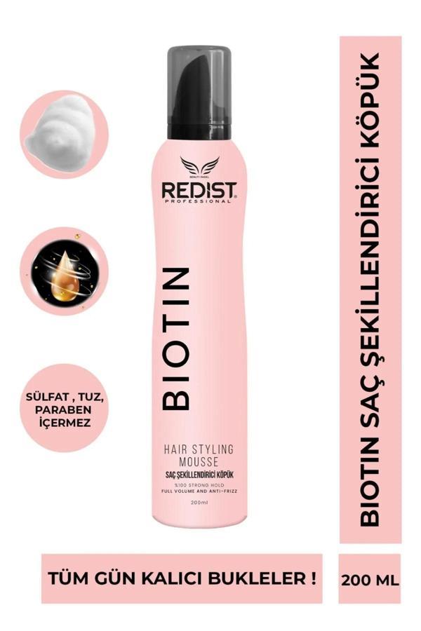 Redist Biotin Saç Şekillendirme Köpüğü 200 ml  - Image 1