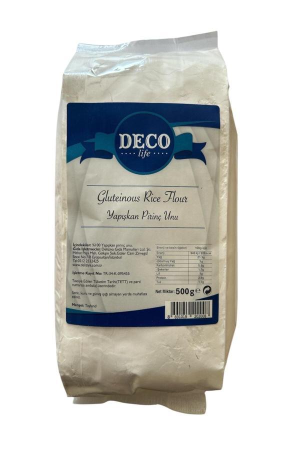 Deco Yapışkan Pirinç Unu 500 Gr, Gluteinous Rice Flour, Menşei Tayland - Image 1