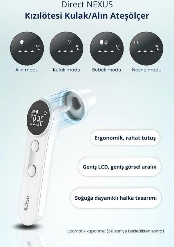 Direct Nexus Dual Kulaktan ve Alından Ateş Ölçer - Image 1