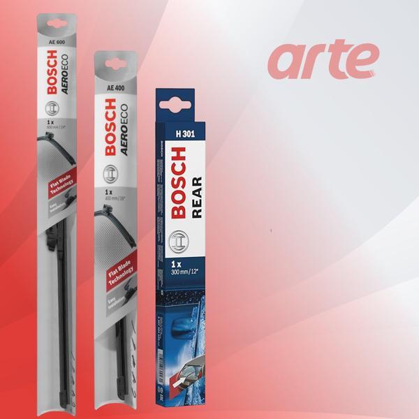 Honda HR-V 2015-2021 Uyumlu | Bosch Aeroeco Ön ve Arka Silecek Takımı | 3'lü Set | - Image 1