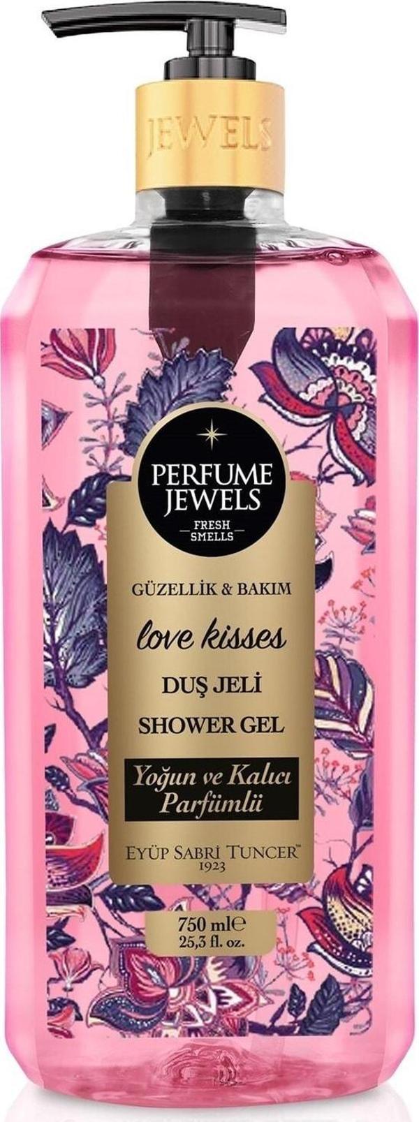 Eyüp Sabri Tuncer Perfume Jewels Love Kisses Duş Jeli 750 Ml - Image 1