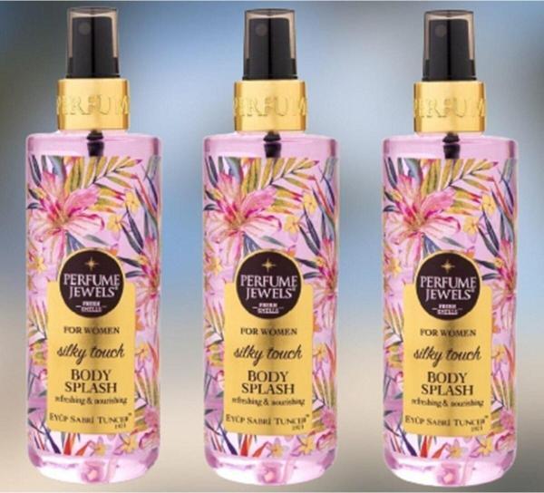 Eyüp Sabri Tuncer Perfume Jewels Silky Touch 250ml Vücut Spreyi  3 Adet - Image 1