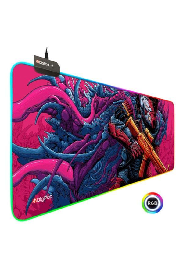Digipod Rgb Gaming Mousepad Rgb Oyuncu Mousepad 90X40 Xxl Rgb Oyuncu Mousepad Kaymaz Taban 4Mm - Image 1