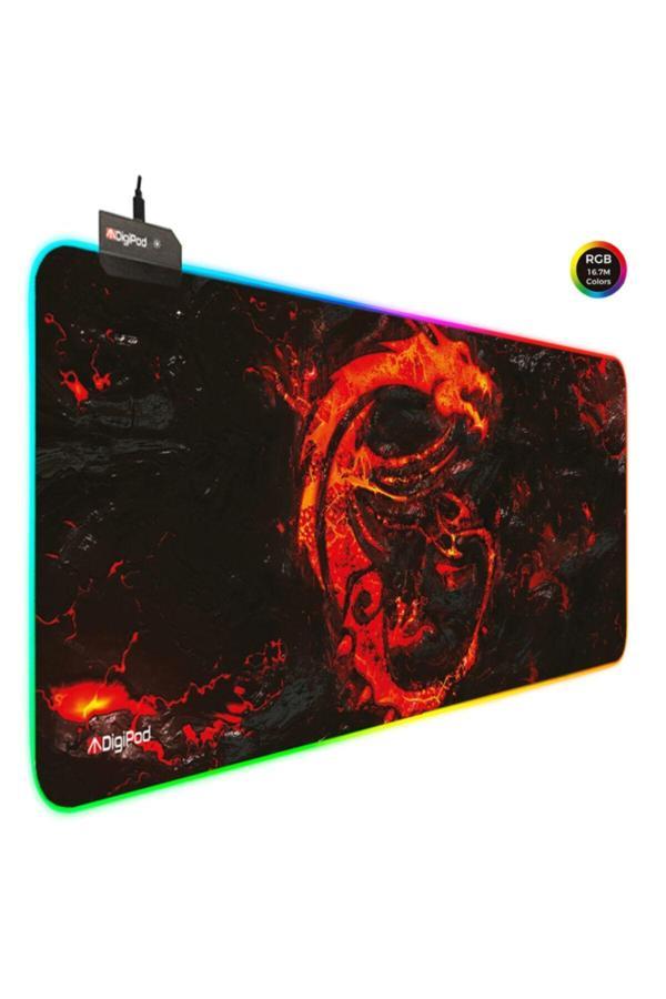 Digipod Rgb Gaming Mousepad Rgb Oyuncu Mousepad 90X40 Xxl Rgb Oyuncu Mousepad Kaymaz Taban 4Mm - Image 1