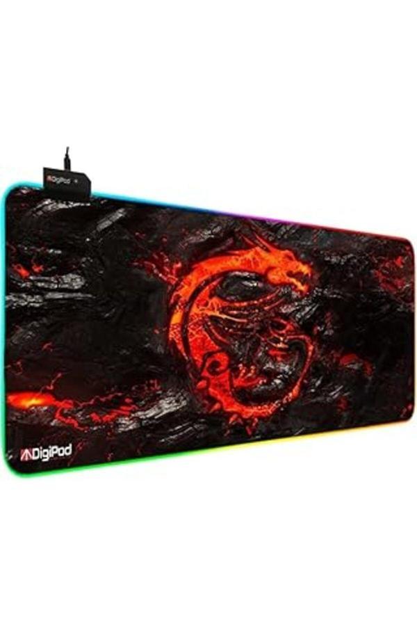 Digipod Rgb Oyuncu Mousepad Rgb 70 X 30 Gaming Oyuncu Mouse Pad Kaymaz Taban 4Mm Dragon - Image 1