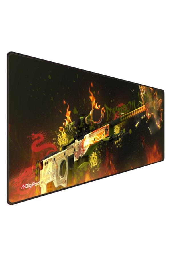 Digipod Gaming Mousepad Oyuncu Mouse Pad 90X40 Xxl Büyük Oyuncu Mouse Pad Kaymaz Taban 4Mm Kalınlık - Image 1