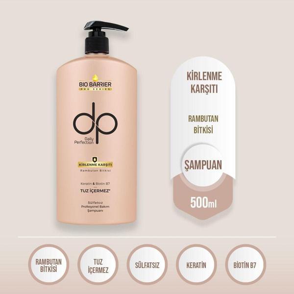 dp Daily Perfection Bio Barrier Kirlenme Karşıtı Şampuan 500 ml - Image 1