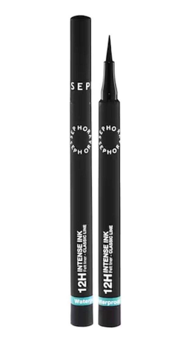 SEPHORA COLLECTION 12H Intense Ink Felt Liner Classic Line - Yoğun ve Hassas Keçe Uçlu Eyeliner 01 - Image 1