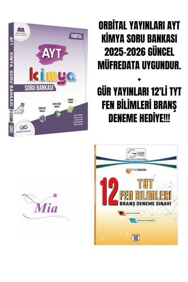 ORBİTAL YAYINLARI AYT KİMYA SORU BANKASI HEDİYELİ - Orbital yayınları - Image 1