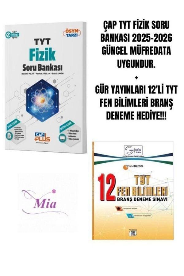 ÇAP YAYINLARI TYT FİZİK SORU BANKASI HEDİYELİ - Çap Yayınları - Image 1