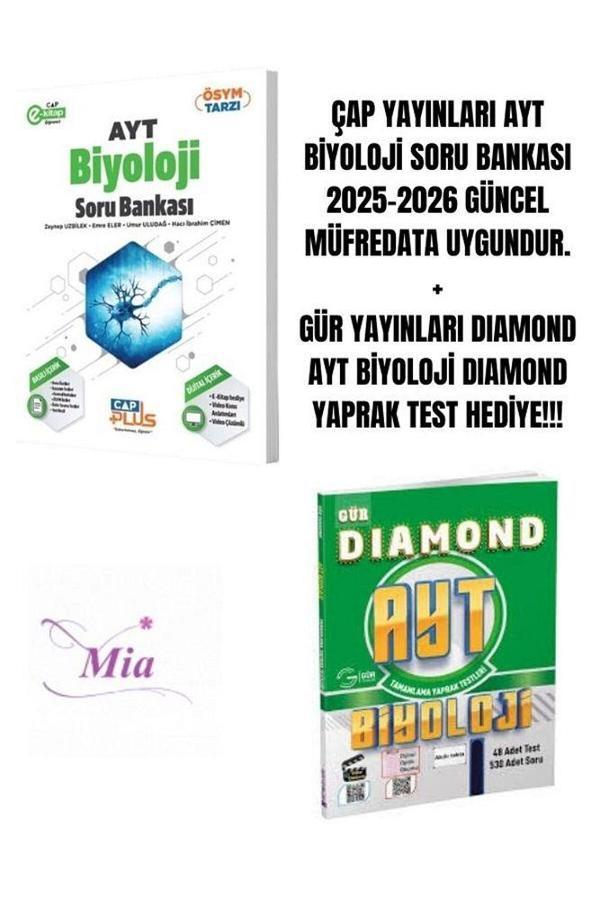 ÇAP YAYINLARI AYT BİYOLOJİ SORU BANKASI HEDİYELİ - Çap Yayınları - Image 1