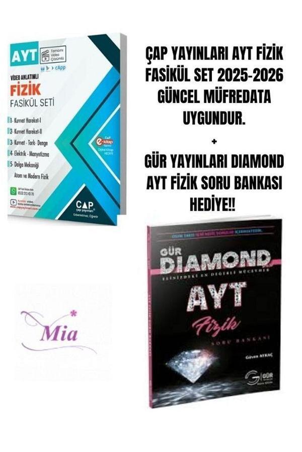 ÇAP YAYINLARI AYT FİZİK FASİKÜL SET HEDİYELİ - Çap Yayınları - Image 1