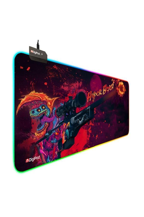 Digipod Rgb Gaming Mousepad Oyuncu Mouse Pad 90X40 Xxl Büyük Oyuncu Mouse Pad Kaymaz Taban 4Mm - Image 1