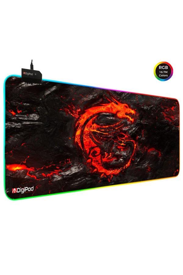 Digipod Rgb Gaming Mousepad Rgb Oyuncu Mousepad 70X30 Xl Rgb Oyuncu Mousepad Kaymaz Taban 4Mm - Image 1