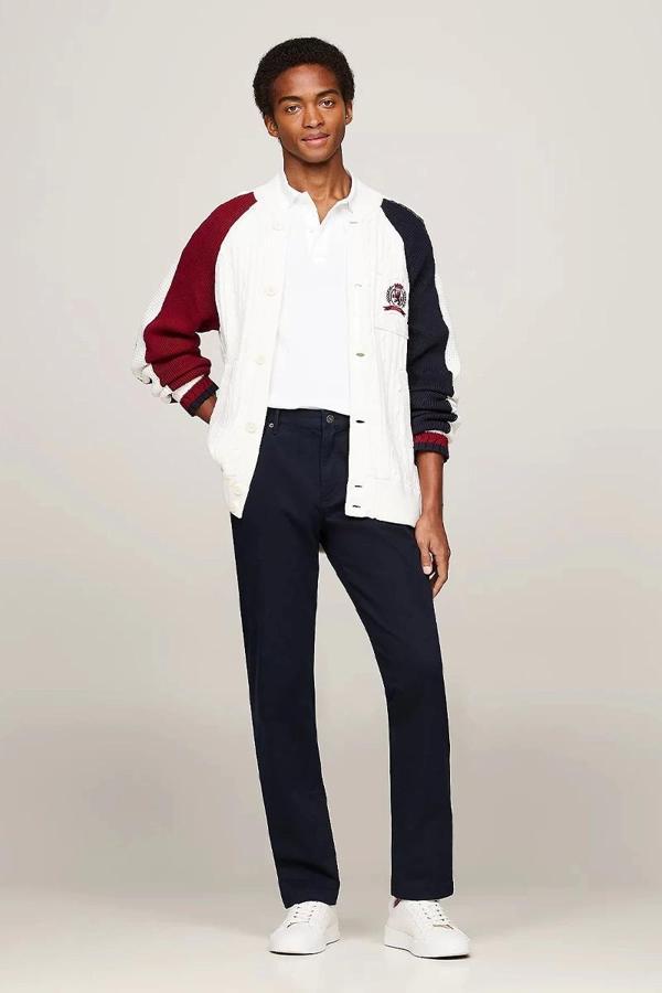 Tommy Hilfiger DENTON 5PKT 1985 PIMA COTTON Erkek Mavi Pantolon MW0MW36429DW5 - Image 1