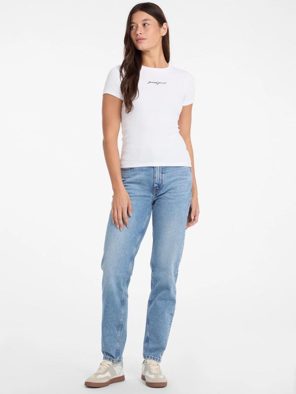 Guess Jeans GJ G06 MOM Kadın Mavi Jeans W5RA0DD5M4A-GJER - Image 1