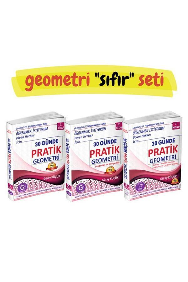 30 Günde Sıfırdan Zirveye Geometri - Süper Set - 3 Kitap - Gür Yayınları - Image 1