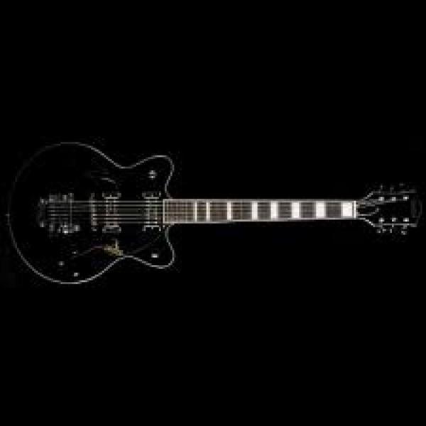 Gretsch G2655 Streamliner CB Junior DC Black Elektro Gitar - Image 1