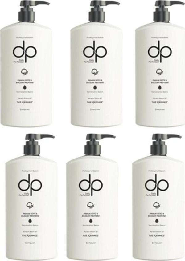 dp Daily Perfection Tuzsuz Şampuan Pamuk Sütü Ve Buğday Protein 500 ml 6 Adet - Image 1