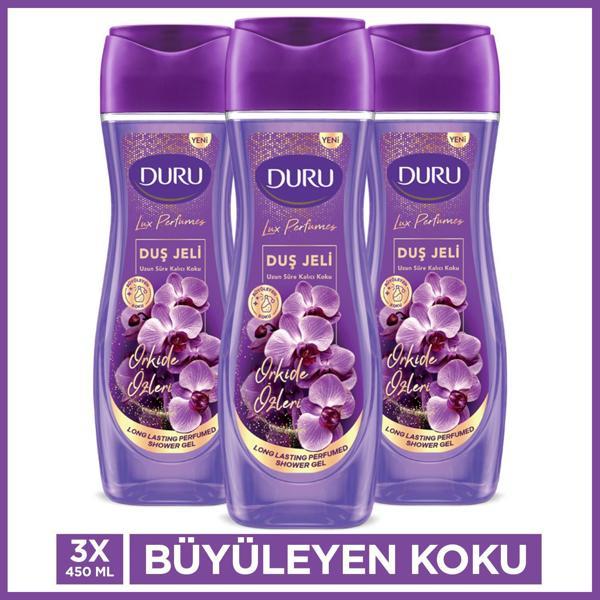 Duru Lux Perfumes Orkide Duş Jeli 3x450Ml - Image 1