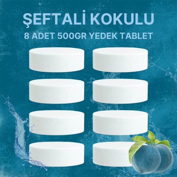 4 Adet 2x500 gr Nem Alıcı Rutubet Ve Küf Önleyici Yedek Tablet Şeftali - Image 1