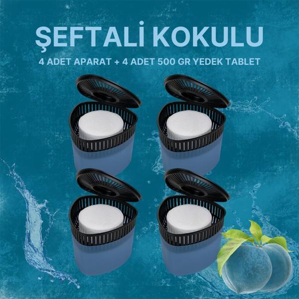 4 Adet 500 gr Nem Alıcılı Ve Rutubet Giderici Aparat Üçgen Şeftali  (TABLET DAHİL) - Image 1