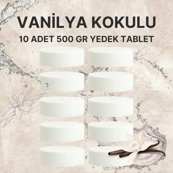 5 Adet 2x500 gr Nem Alıcı Rutubet Ve Küf Önleyici Yedek Tablet Vanilya - Image 1