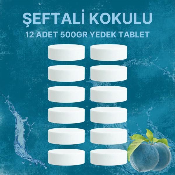 6 Adet 2x500 gr Nem Alıcı Rutubet Ve Küf Önleyici Yedek Tablet Şeftali - Image 1
