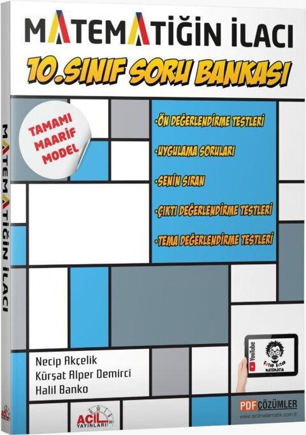 Acil Yayınları 10. Sınıf Matematiğin İlacı Soru Bankası - Acil Yayınları - Image 1