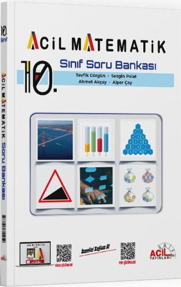Acil Yayınları 10. Sınıf Matematik Soru Bankası - Acil Yayınları - Image 1