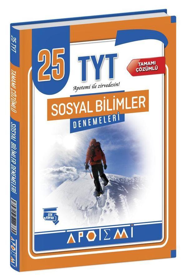 Apotemi Yayınları TYT Sosyal Bilimler 25 li Deneme - Apotemi Yayınları - Image 1