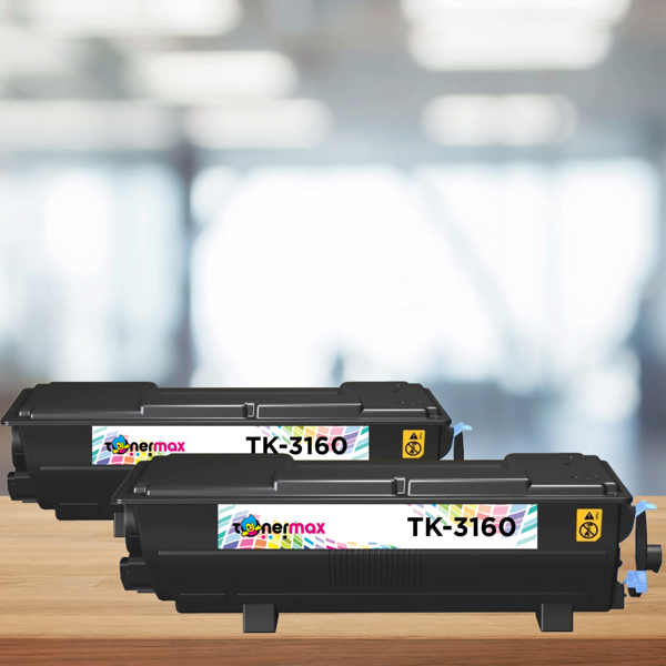 Kyocera TK-3160 Muadil Toner 2'li Paket / P3045dn / P3050dn / P3055dn / P3060dn - Image 1