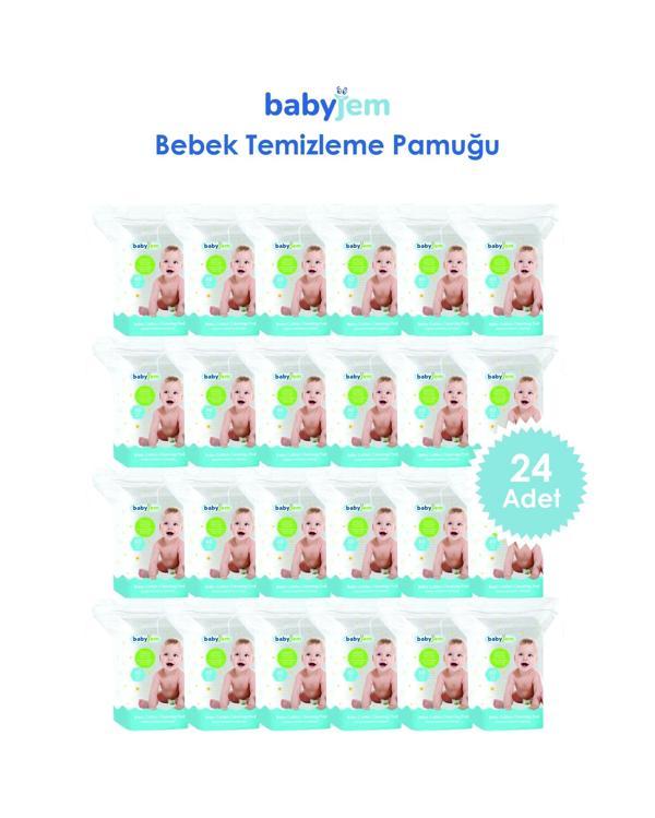 Babyjem 905 Bebek Temizleme Pamuğu 24'lü - Image 1