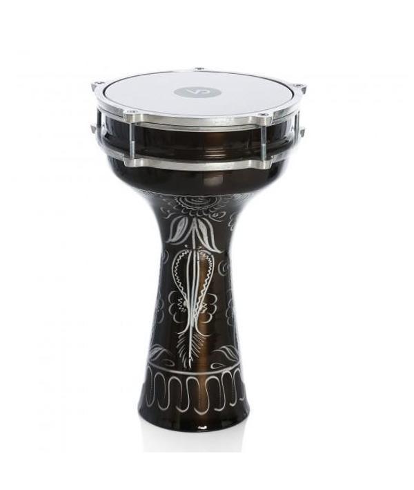 Erzincan İşlemeli Alüminyum Darbuka 4 no - Image 1