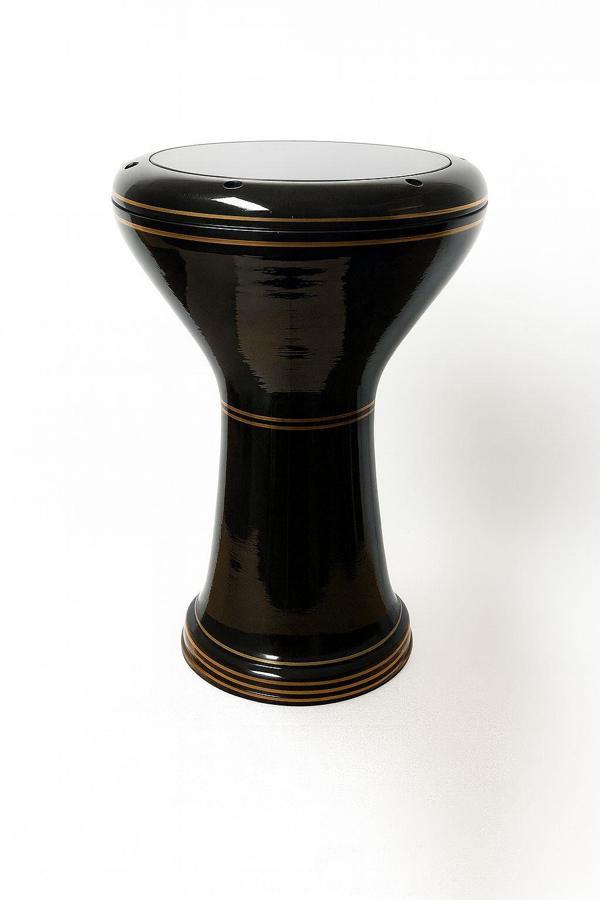 RHYHTM Siyah BOYALI GOLD ÇİZGİLİ PROFESYONEL DARBUKA - Image 1