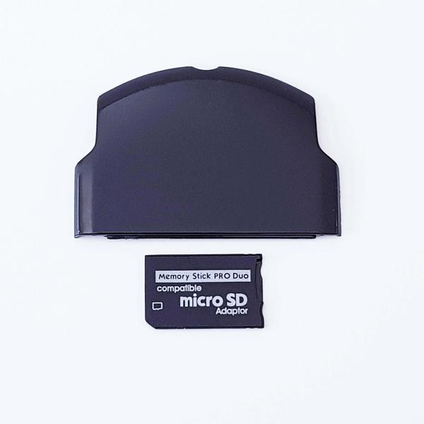 PSP 2000 3000 Kapak ve Memory Stick Pro Duo Adaptör Mikro SD Dönüştürücü PSP Slim Kapak - Image 1