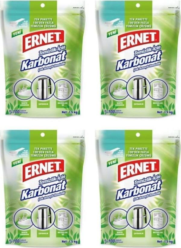 Ernet Temizlik Için Karbonat 1,5kg 4'lü - Image 1