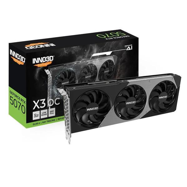 Inno3D GeForce RTX 5070 Twin X2 OC 12GB GDDR7 Reflex 2 RTX AI DLSS4 - Image 1