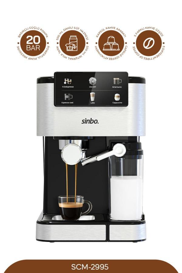 SİNBO SCM-2995 ESPRESSO KAHVE MAKİNASI  - Image 1